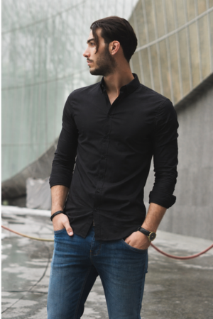 Black Straight Fit Jeans